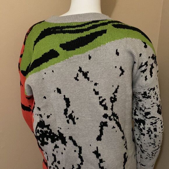 NWOT Oversized Multi-Color Sweater Dress - Picture 16 of 16
